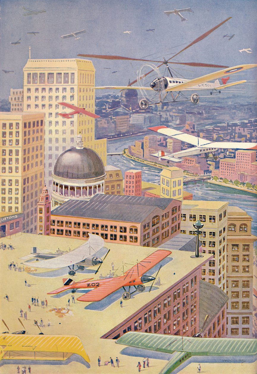 A jövő városa, 1927 alkotó: Unbekannt