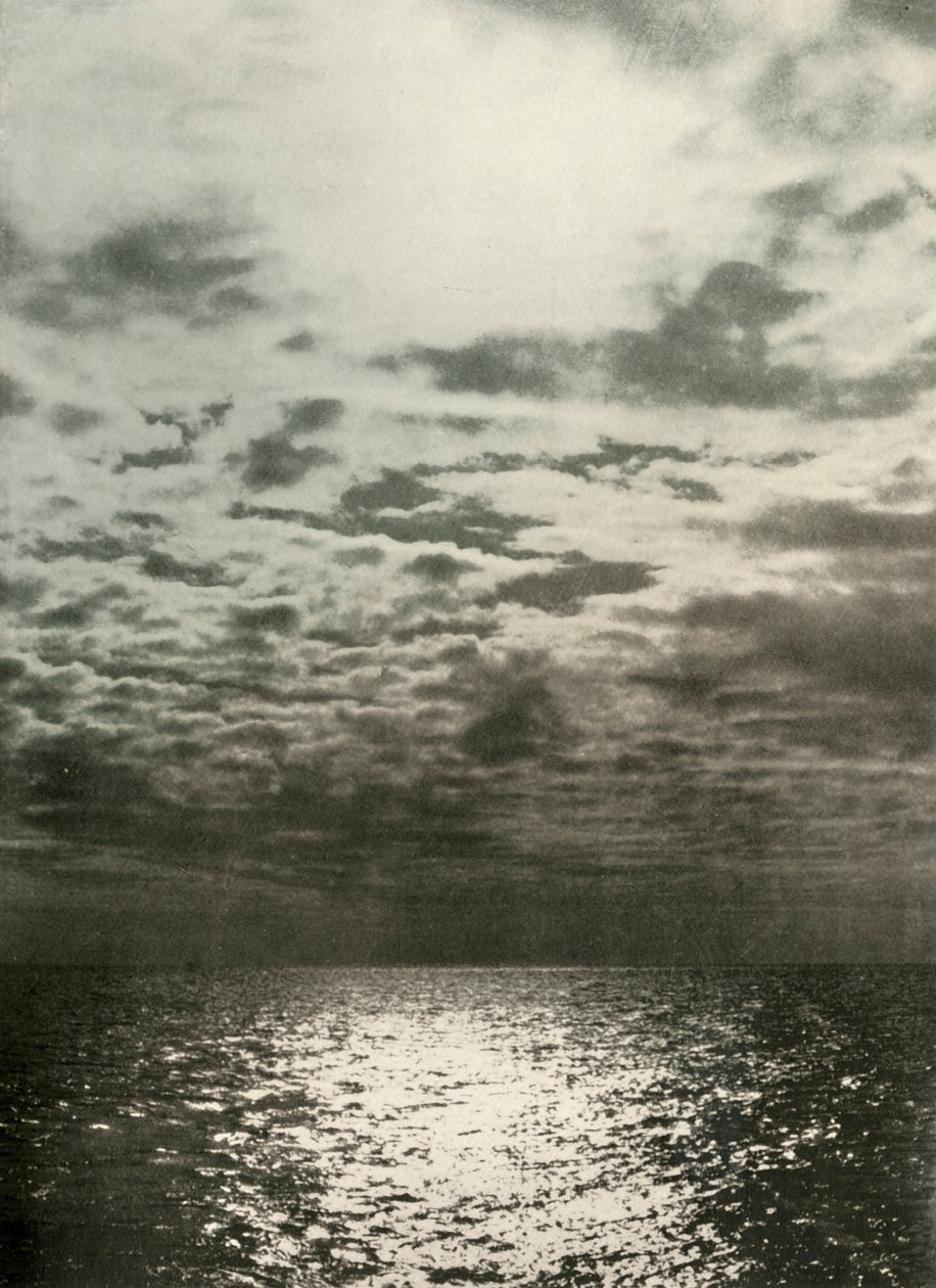 Felhőeffektus, mielőtt a tenger befagyott, c1908, 1909 alkotó: Unbekannt