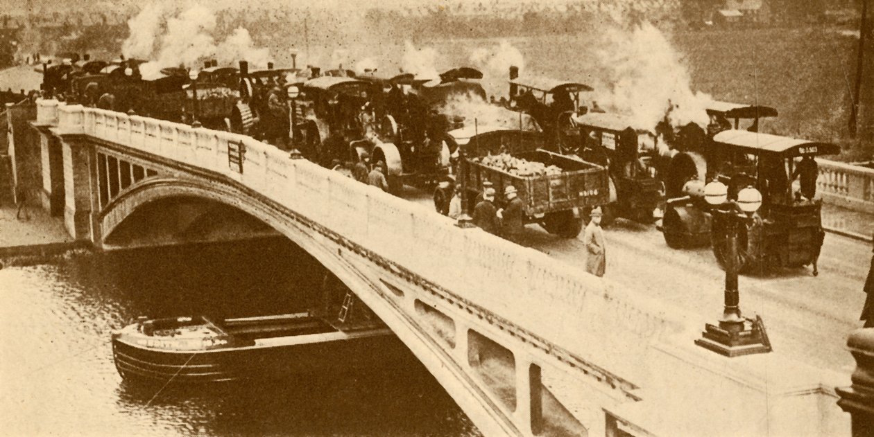 Betonhíd a Temzén át Cavershamben, 1930. alkotó: Unbekannt