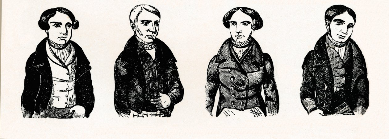A tócsa mártírjainak kortárs benyomása, 1838, 1934 alkotó: Unbekannt
