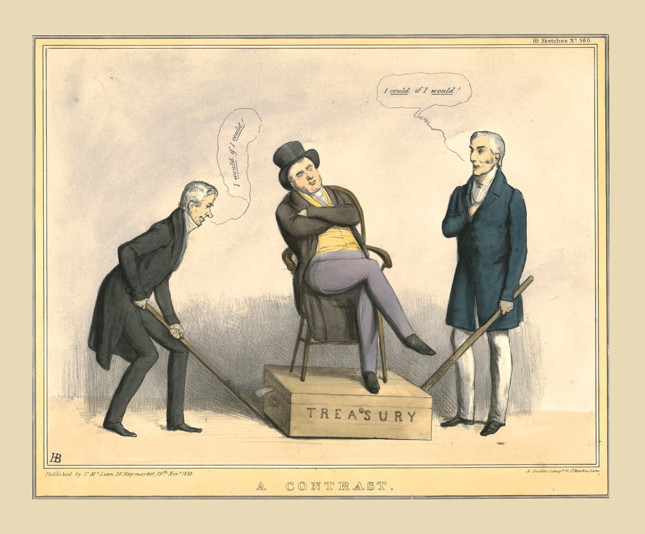 A kontraszt, c1838. alkotó: Unbekannt
