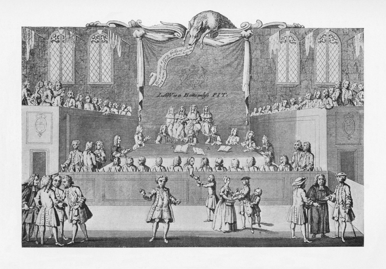 Törvényszék 1733 körül, c1733, 1904 alkotó: Unbekannt