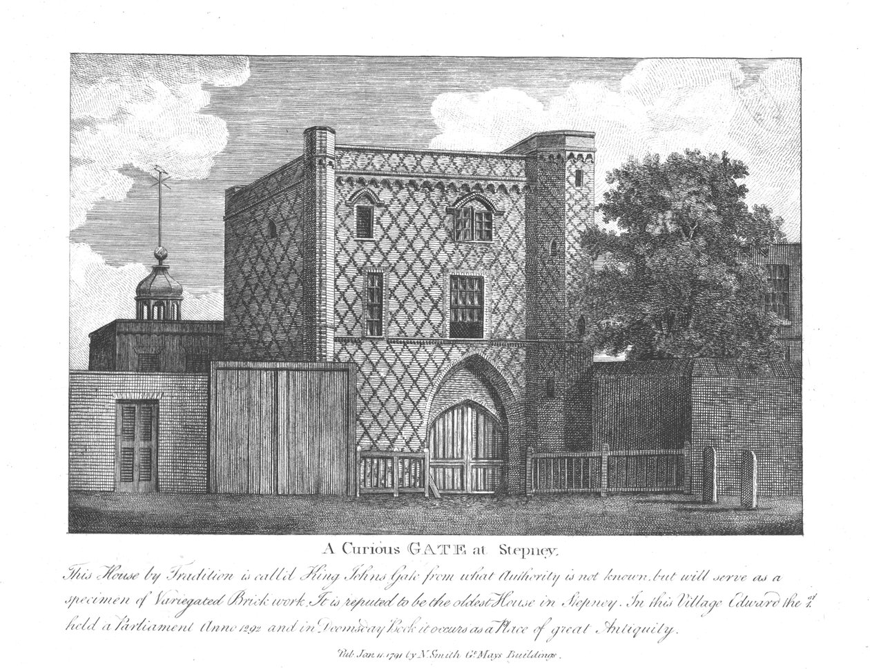 Egy kíváncsi kapu Stepneyben, 1791 alkotó: Unbekannt