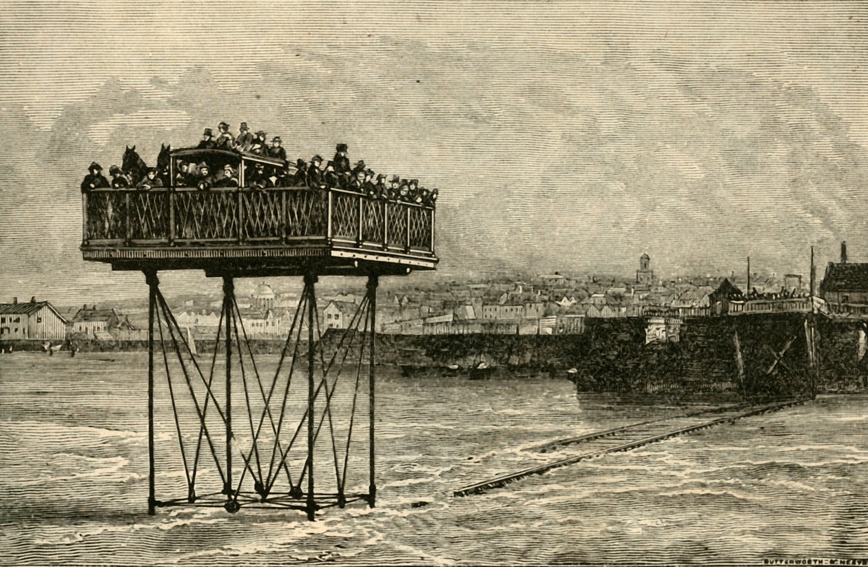 Egy kíváncsi gördülő híd, 1882. alkotó: Unbekannt