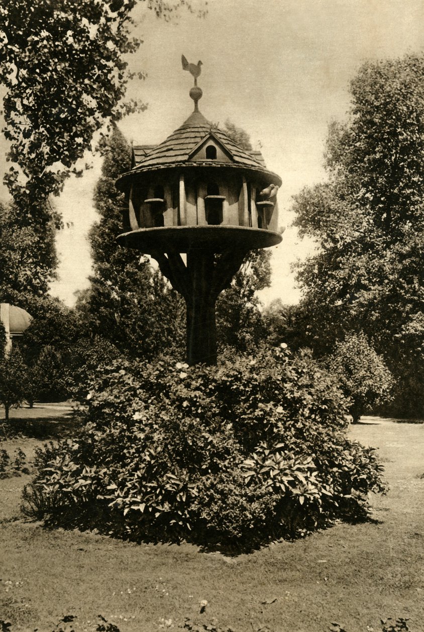 A Dovecote - a Dowager Marchioness of Bute kertjében, St. Johns Lodge, Regents Park, 1920. alkotó: Unbekannt