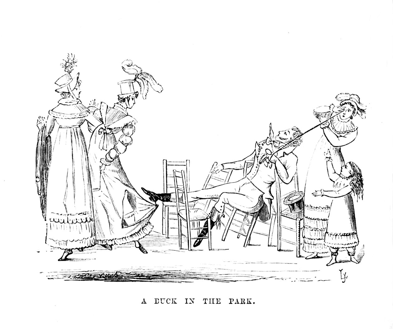 Egy kacsa a parkban, 1870 alkotó: Unbekannt