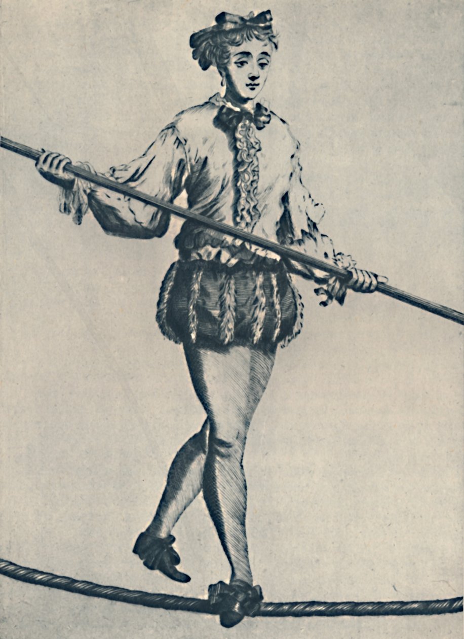 A tizenhetedik század híres kötéltáncosa, 1942 alkotó: Unbekannt