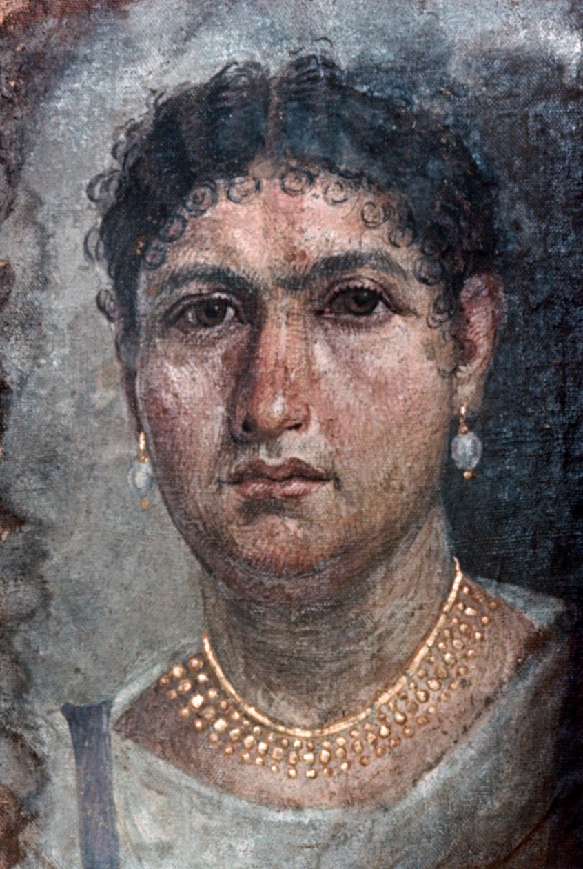 Fayum-portré Aline-ról, más néven Ténosról, 1. század alkotó: Unbekannt