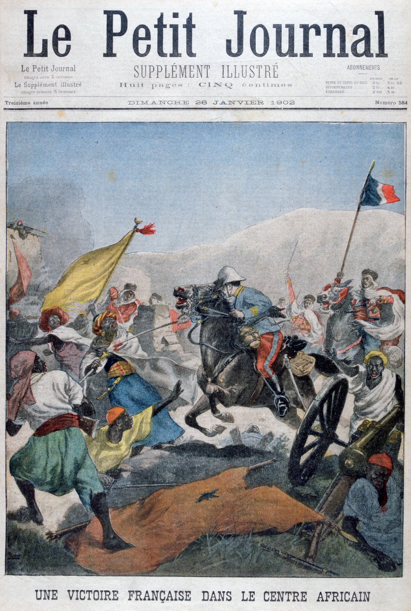 Francia győzelem Közép-Afrikában, 1902 alkotó: Unbekannt