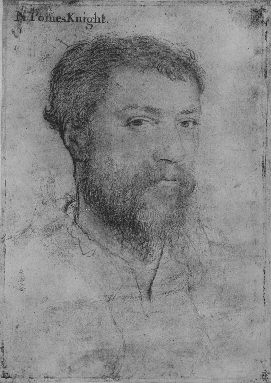 Egy úriember: Ismeretlen, nem Holbein, XVI. század 1945 alkotó: Unbekannt