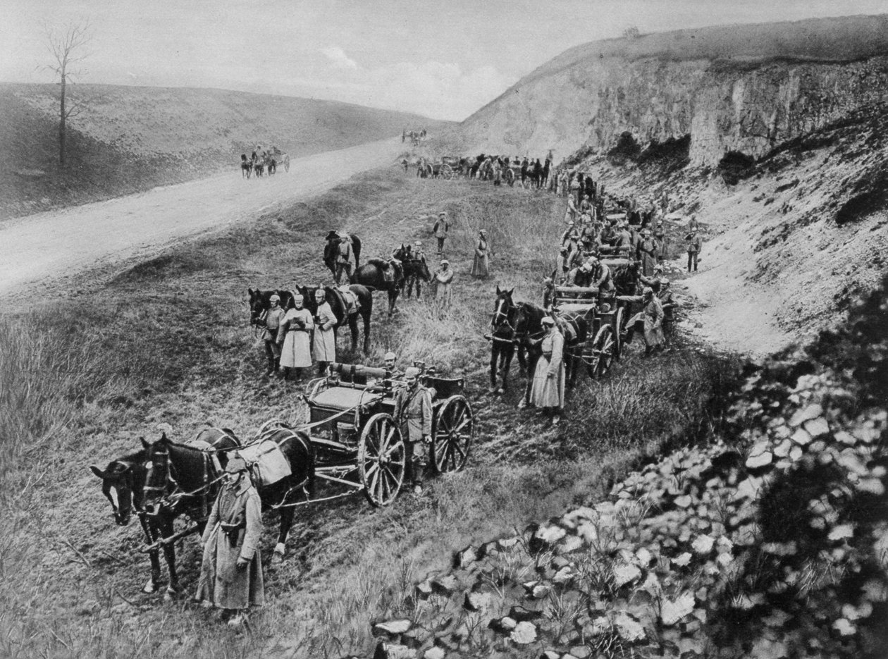 Német géppuskás egység, I. világháború, 1915 alkotó: Unbekannt