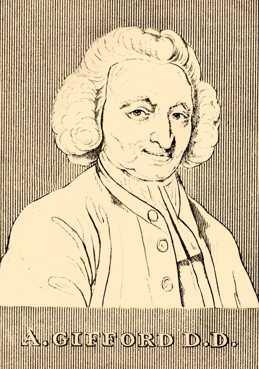 A. Gifford D.D., 1700-1784, 1830. alkotó: Unbekannt