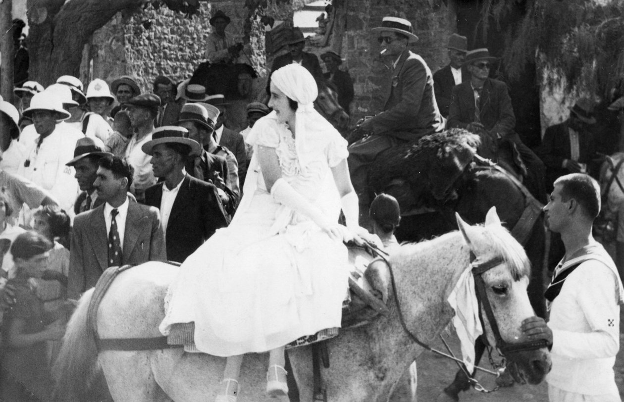 Egy görög tengerész esküvője, Pylos, Görögország, 1938 alkotó: Unbekannt