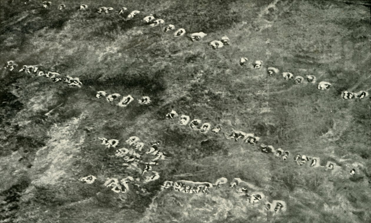 Gyalogsági támadás a senkiföldön, 1919. alkotó: Unbekannt