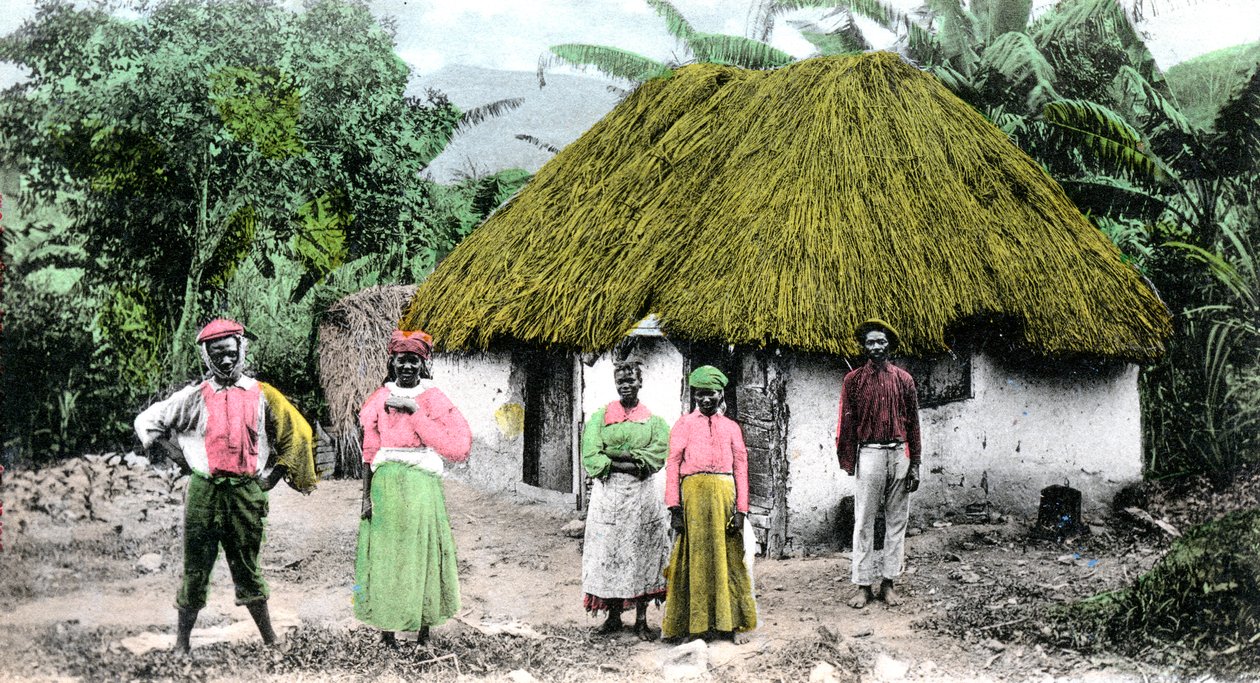 Egy jamaicai falu, 1900-as évek alkotó: Unbekannt
