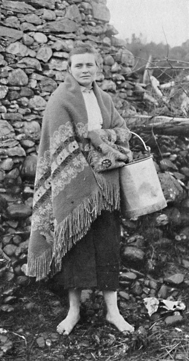 Egy Killarney-i parasztlány, Írország, 1912 alkotó: Unbekannt