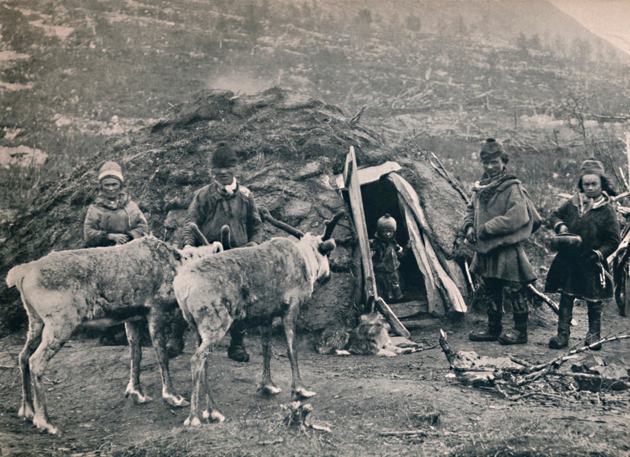 Egy lapp család, 1914. alkotó: Unbekannt