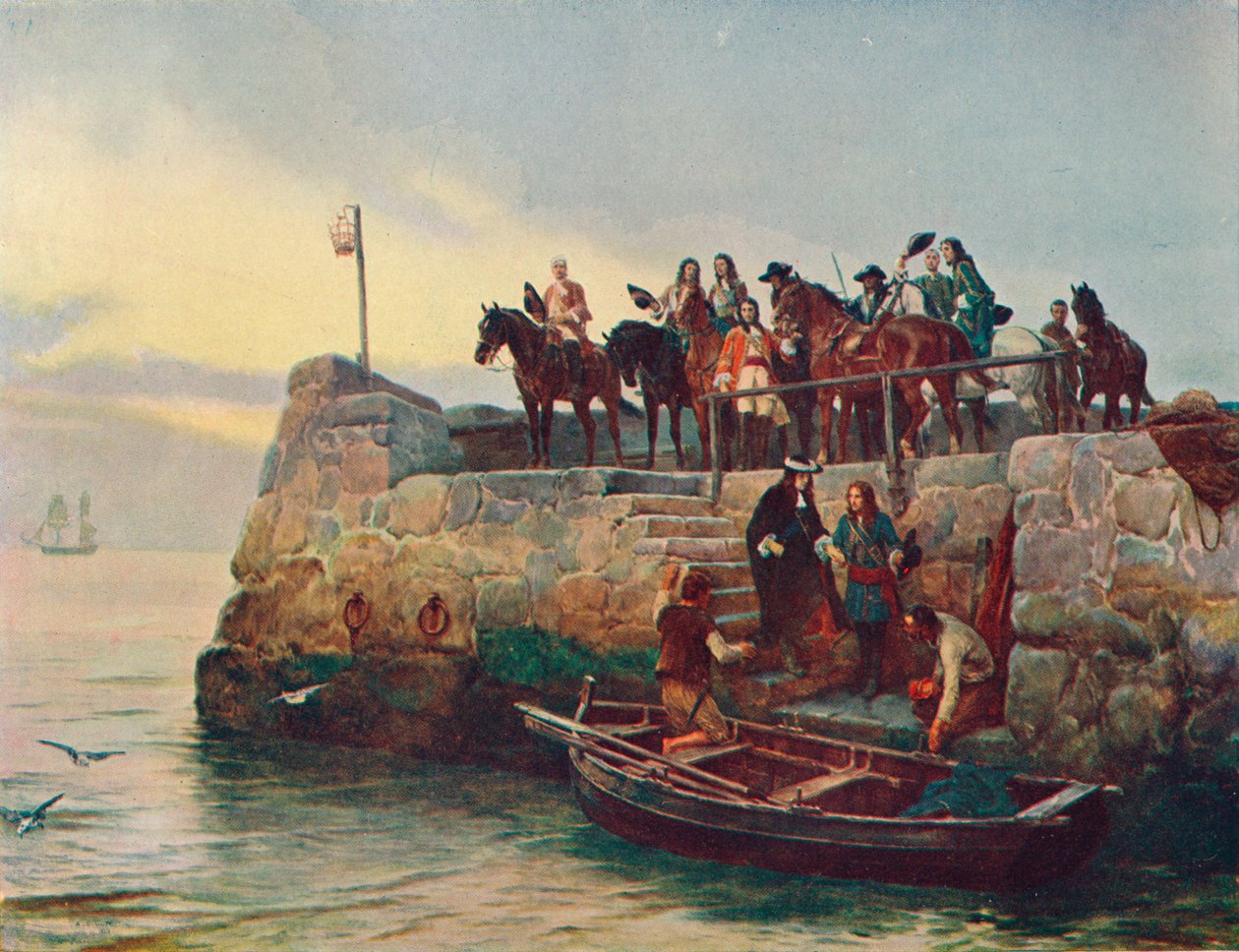 Egy elveszett ügy: II. Jakab repülése a boyne-i csata után, 1690 1905 alkotó: Unbekannt