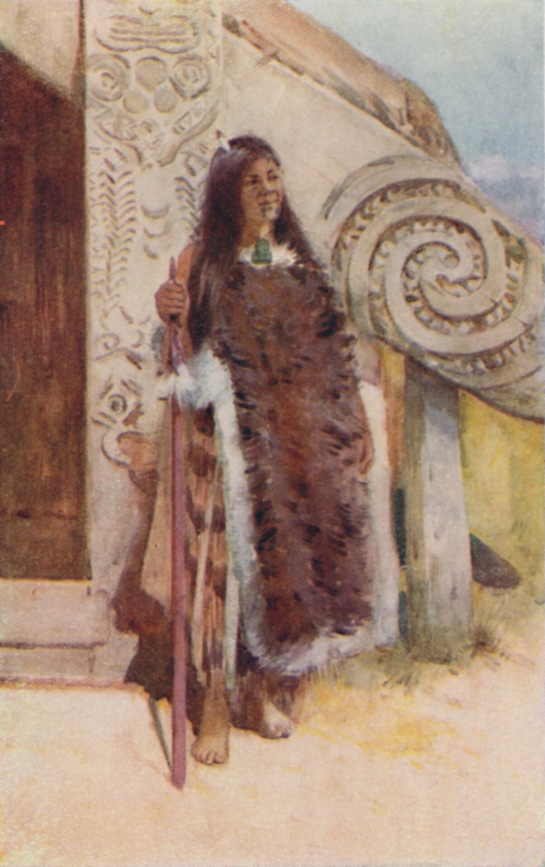 Egy maori törzsfőnök, 1923. alkotó: Unbekannt
