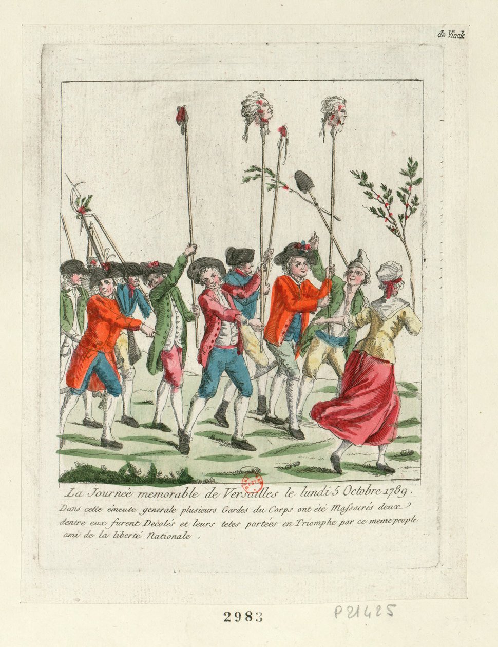 Egy emlékezetes nap Versailles-ban, 1789, 1789. alkotó: Unbekannt