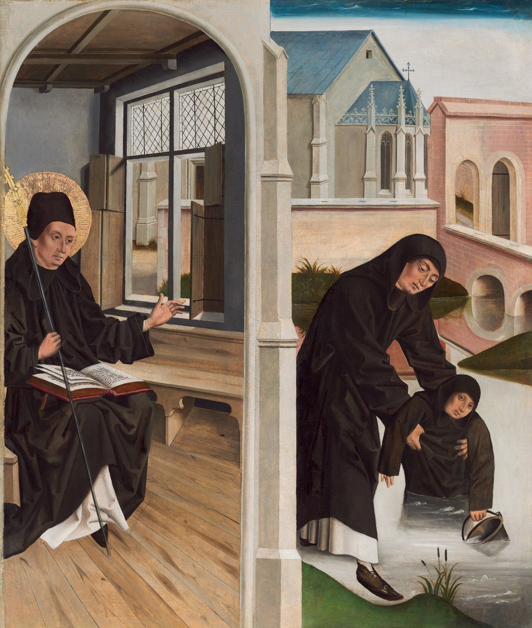 Szent Benedek csodája, c. 1480. alkotó: Unbekannt
