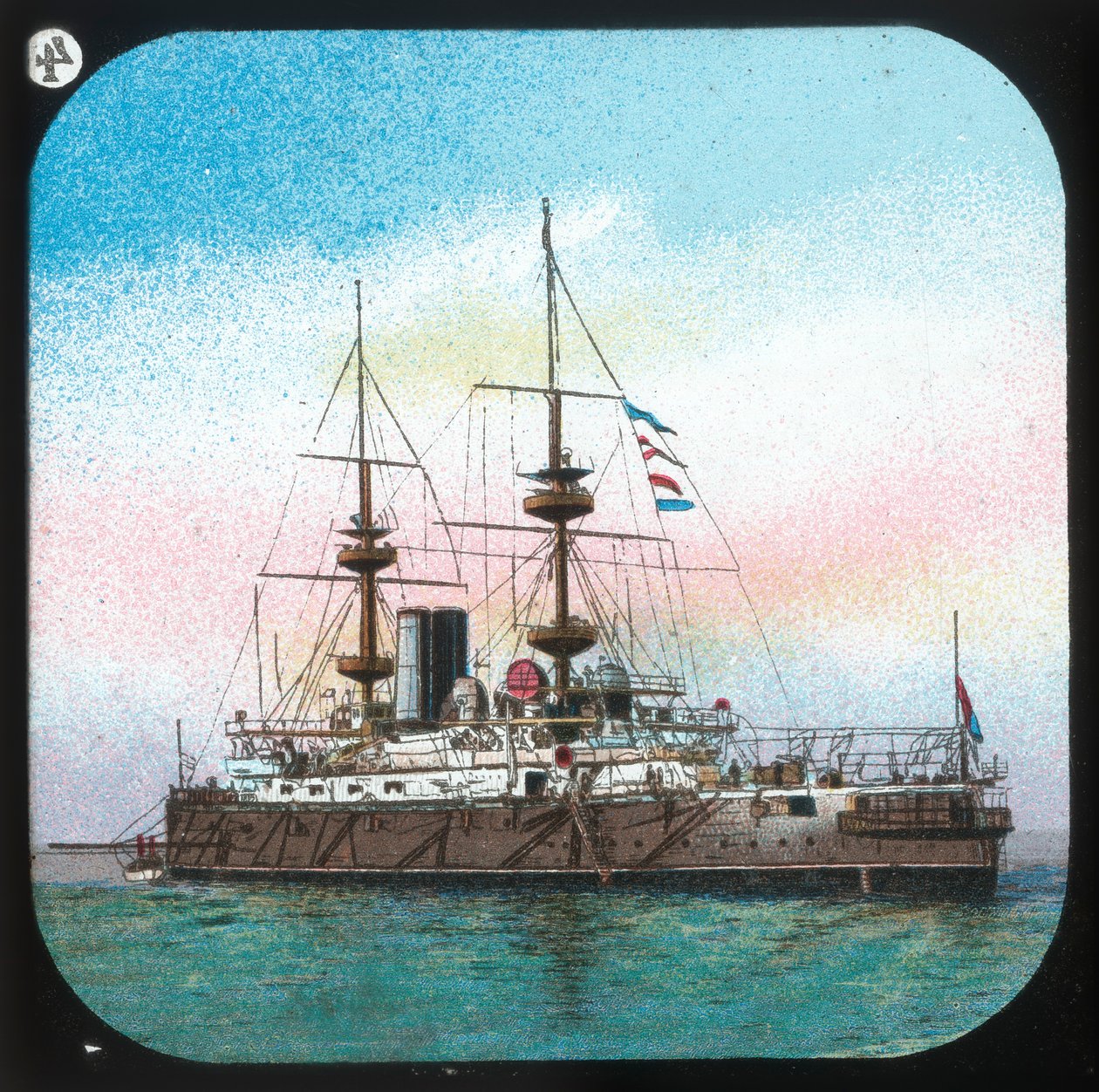 Egy modern csatahajó -- H.M.S. Jupiter, 1900. alkotó: Unbekannt