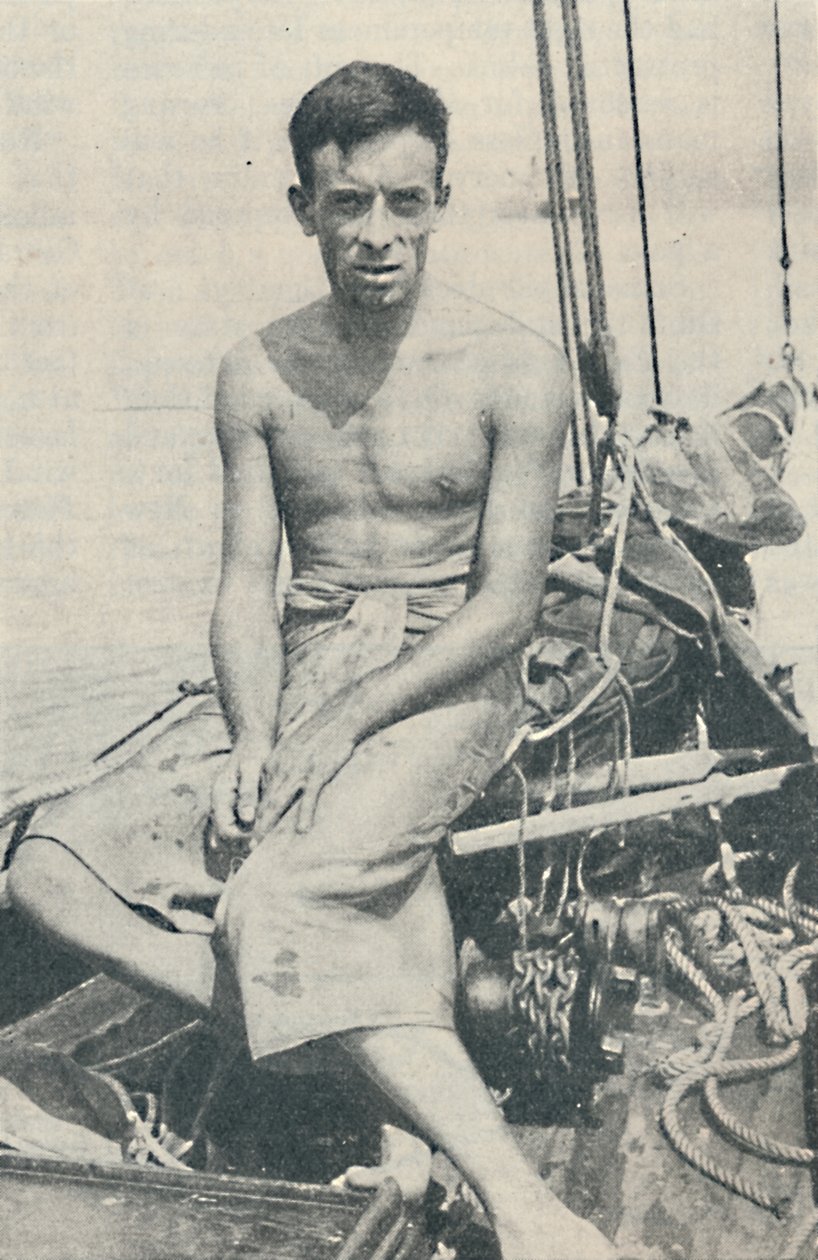 Egy modern Ulysses. Gerbault a Fidzsi-szigeteken lévő Suvában készült, 1936-ban alkotó: Unbekannt