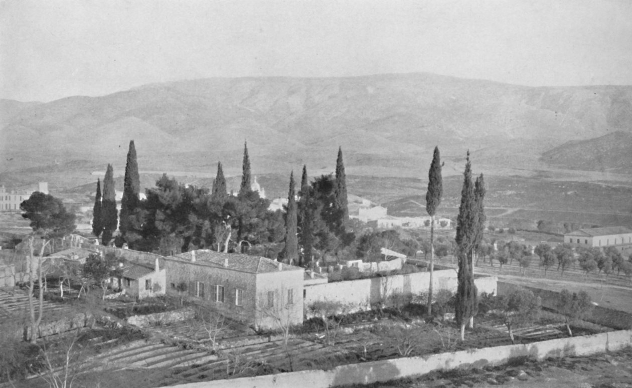 Egy kolostor a Hymettus lábánál, 1913 alkotó: Unbekannt