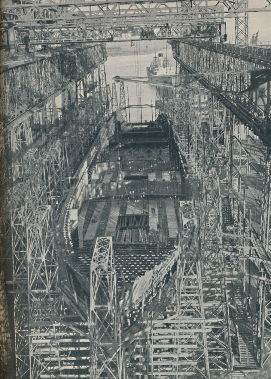 Acélfészek. Cunard White Star Georgic bélés, 1927-1929, 1936 alkotó: Unbekannt