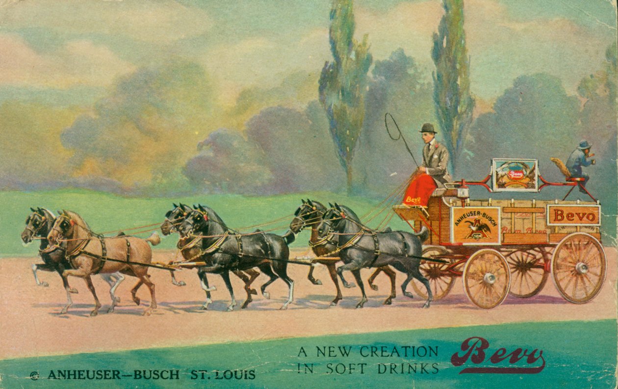 Új alkotás az üdítőitalokban. Bevo. Anheuser Busch, St. Louis alkotó: Unbekannt