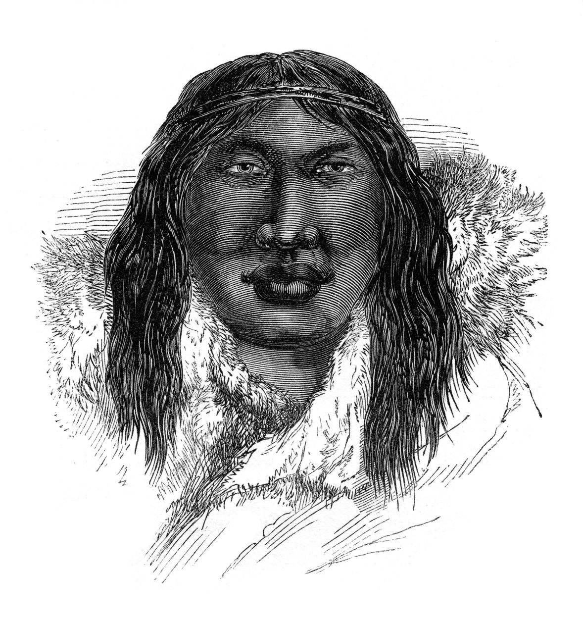 Egy patagóniai, 1848 alkotó: Unbekannt
