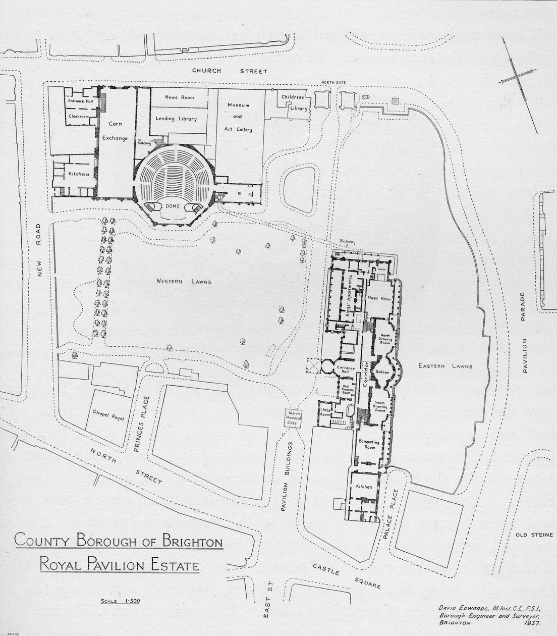 A Pavilon Estate terve 1937-ben, 1939-ben alkotó: Unbekannt