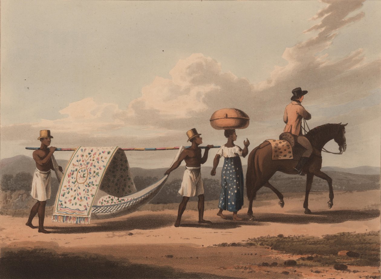 Egy Planter és felesége utazáson, 1816. alkotó: Unbekannt