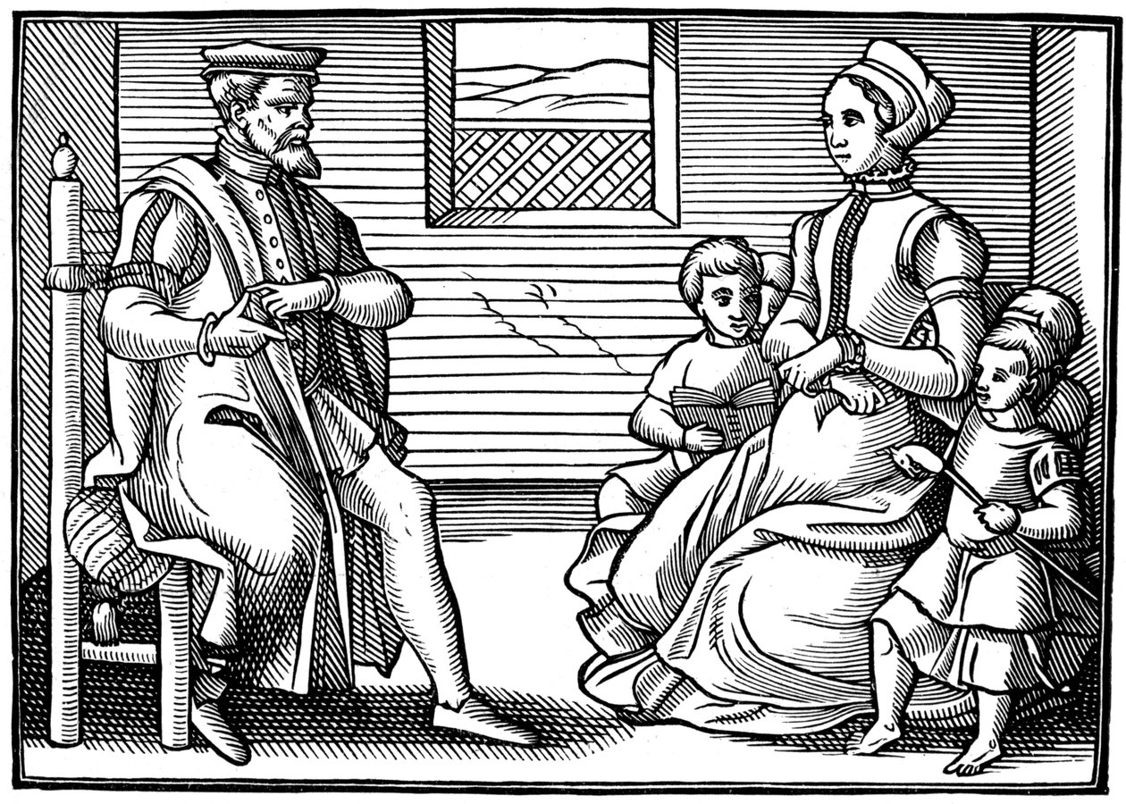 Egy puritán család, 1563 alkotó: Unbekannt