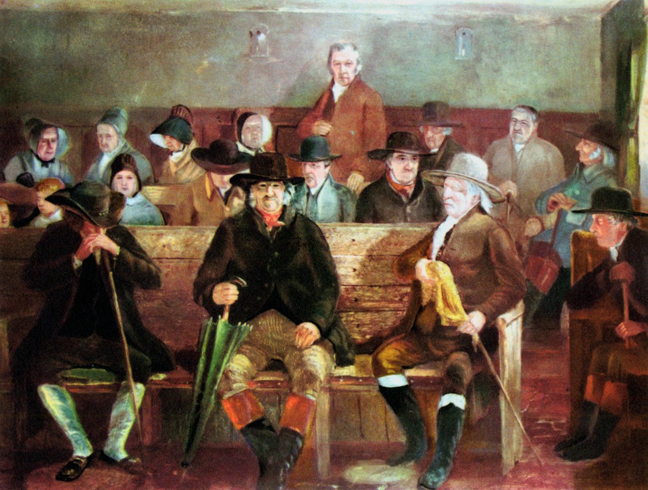 Egy kvéker találkozó, 1839 alkotó: Unbekannt