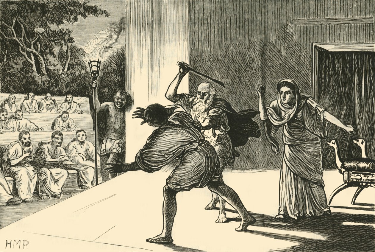 Római vígjáték, 1890. alkotó: Unbekannt