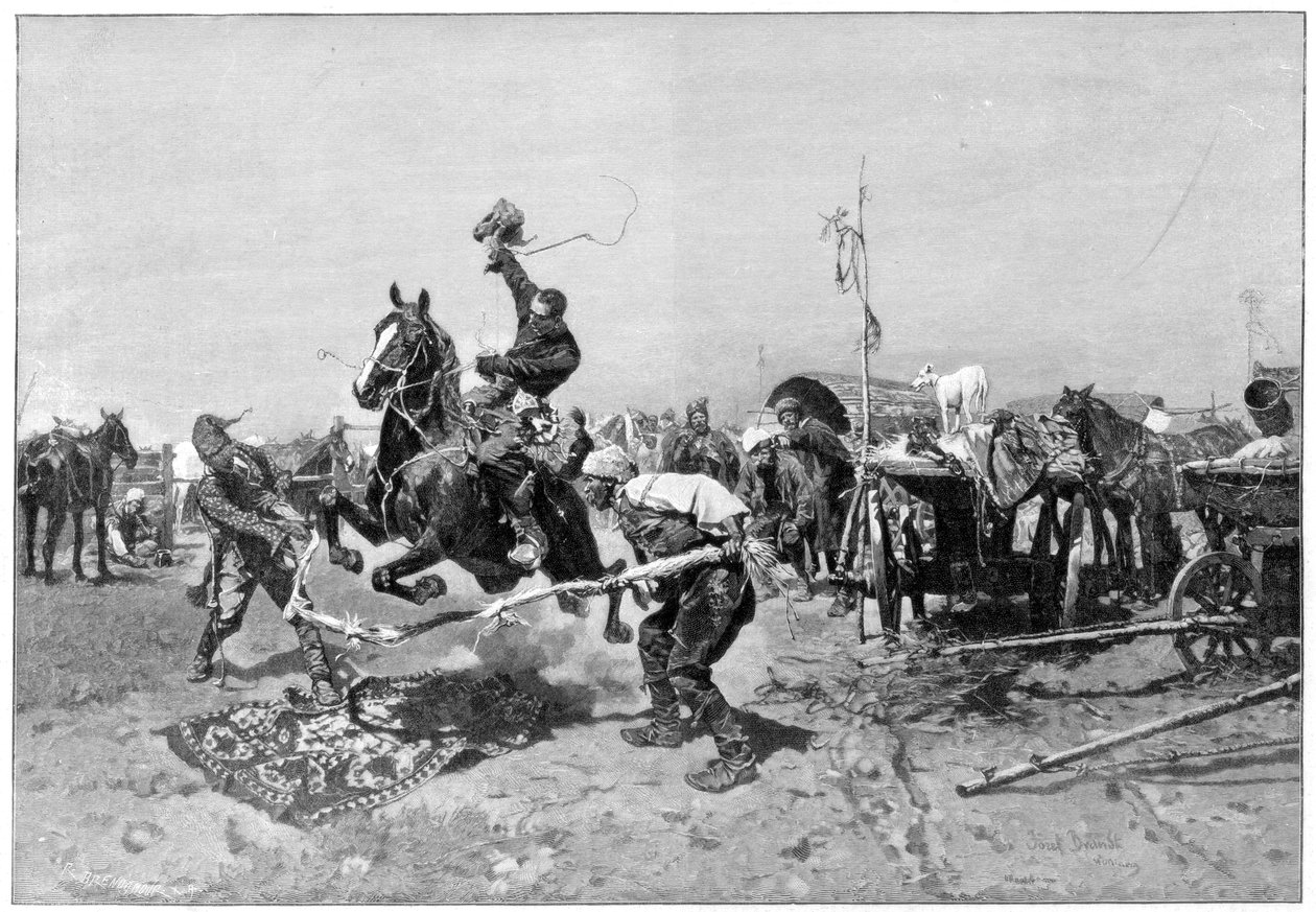 Orosz lóvásár, 1894 alkotó: Unbekannt