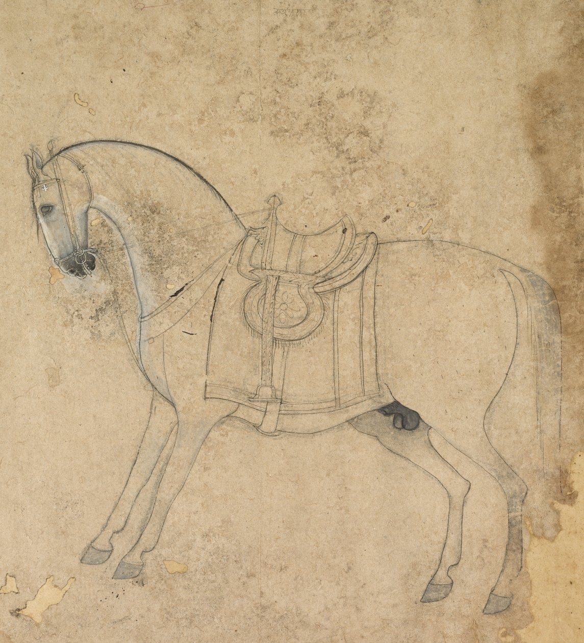 Nyerges ló, c. 1750. alkotó: Unbekannt