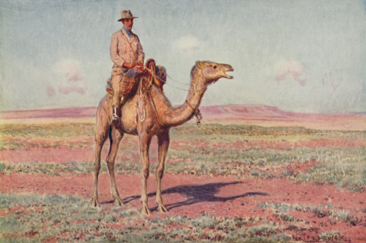 Jelenet Közép-Ausztráliában, 1923. alkotó: Unbekannt