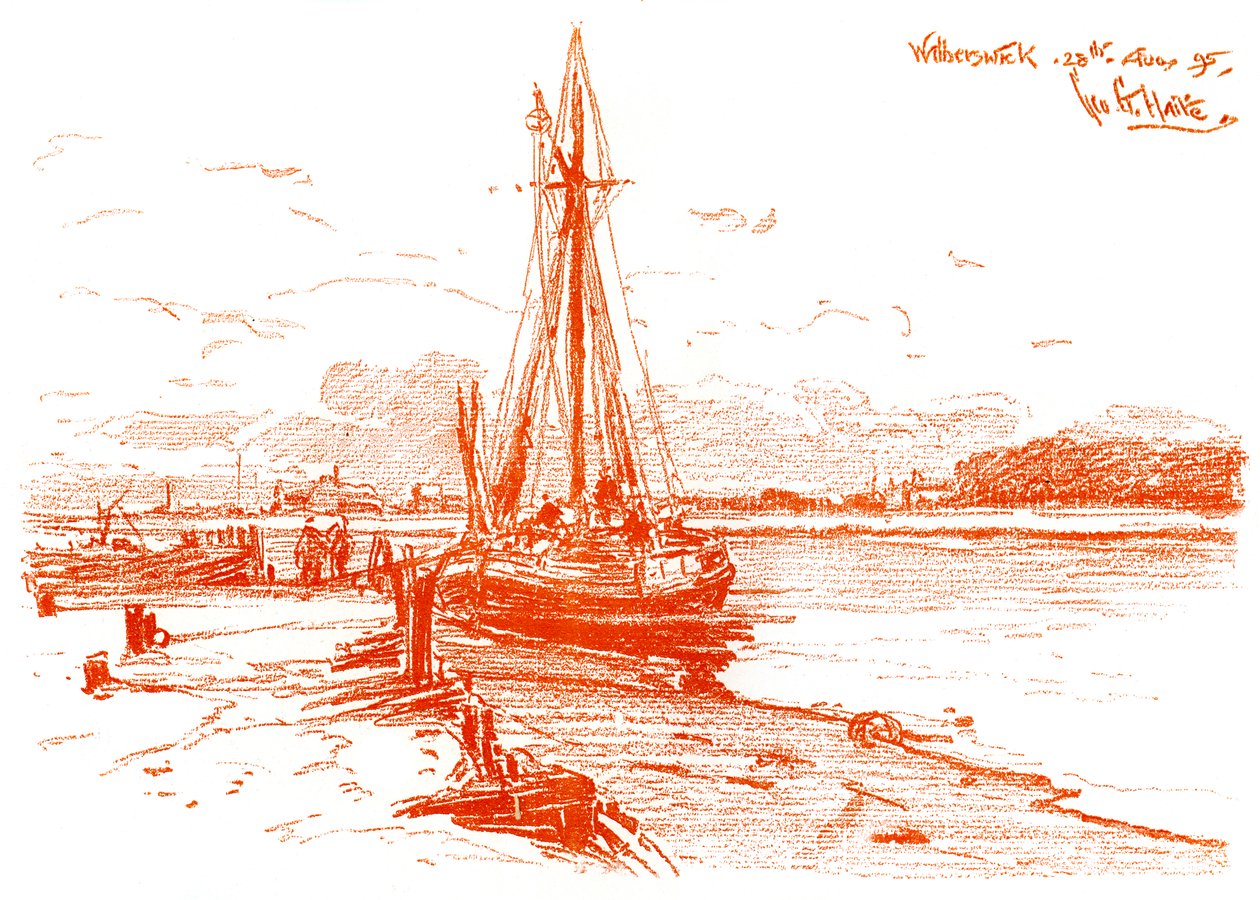 Vázlat Walberswickben, 1899 alkotó: Unbekannt