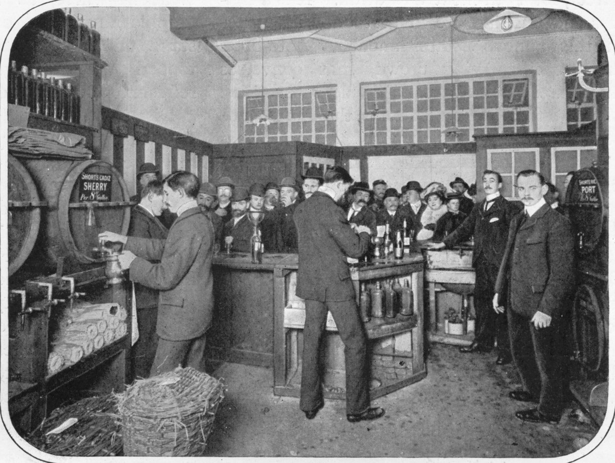 A Strand borozó, London c1903 1903 alkotó: Unbekannt