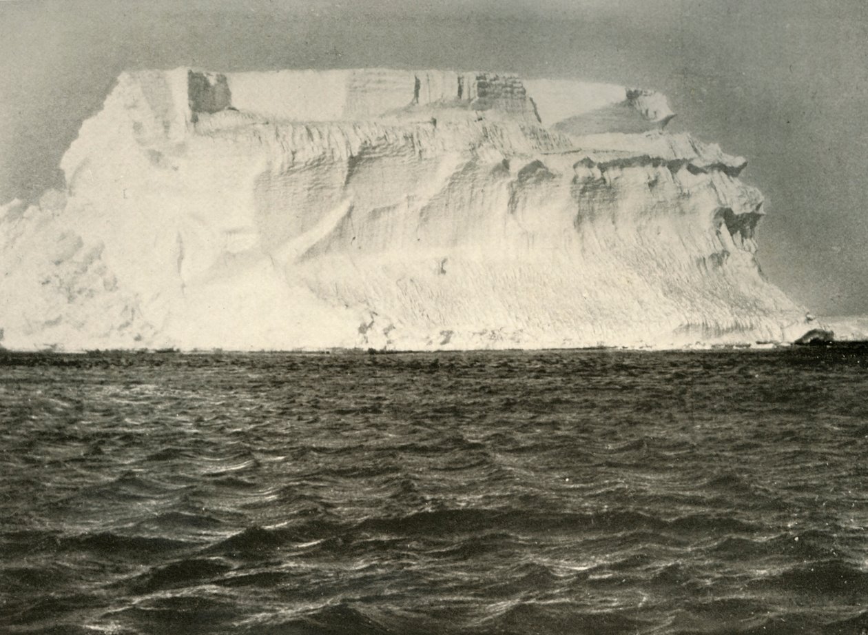 Tipikus antarktiszi formájú táblázatos Berg, 1908, 1909 alkotó: Unbekannt