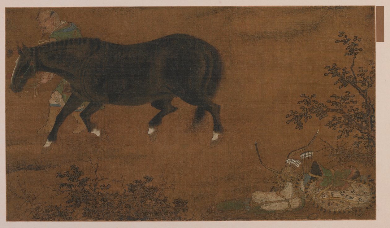 Egy tatár, lova és felszerelése, Ming-dinasztia, 1368-1644. alkotó: Unbekannt