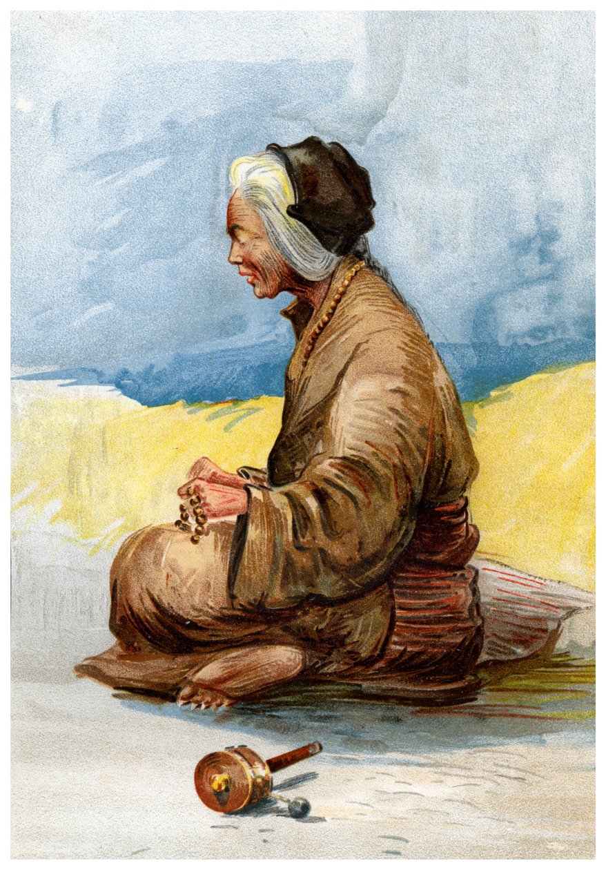 Egy tibeti jósnő, 1898 alkotó: Unbekannt