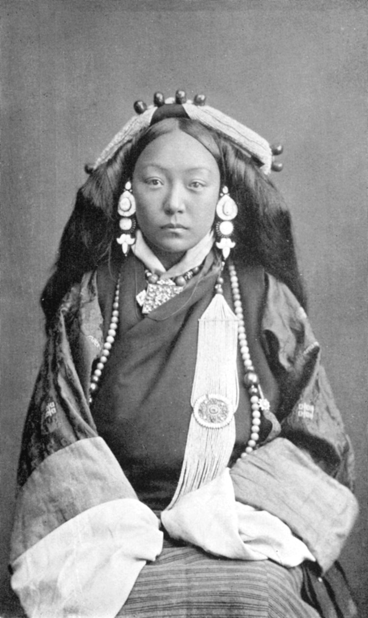 Egy tibeti nő, 1910 alkotó: Unbekannt