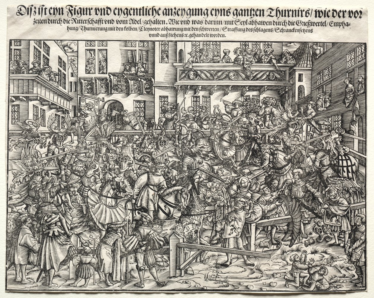 Verseny, 1500-as évek. alkotó: Unbekannt
