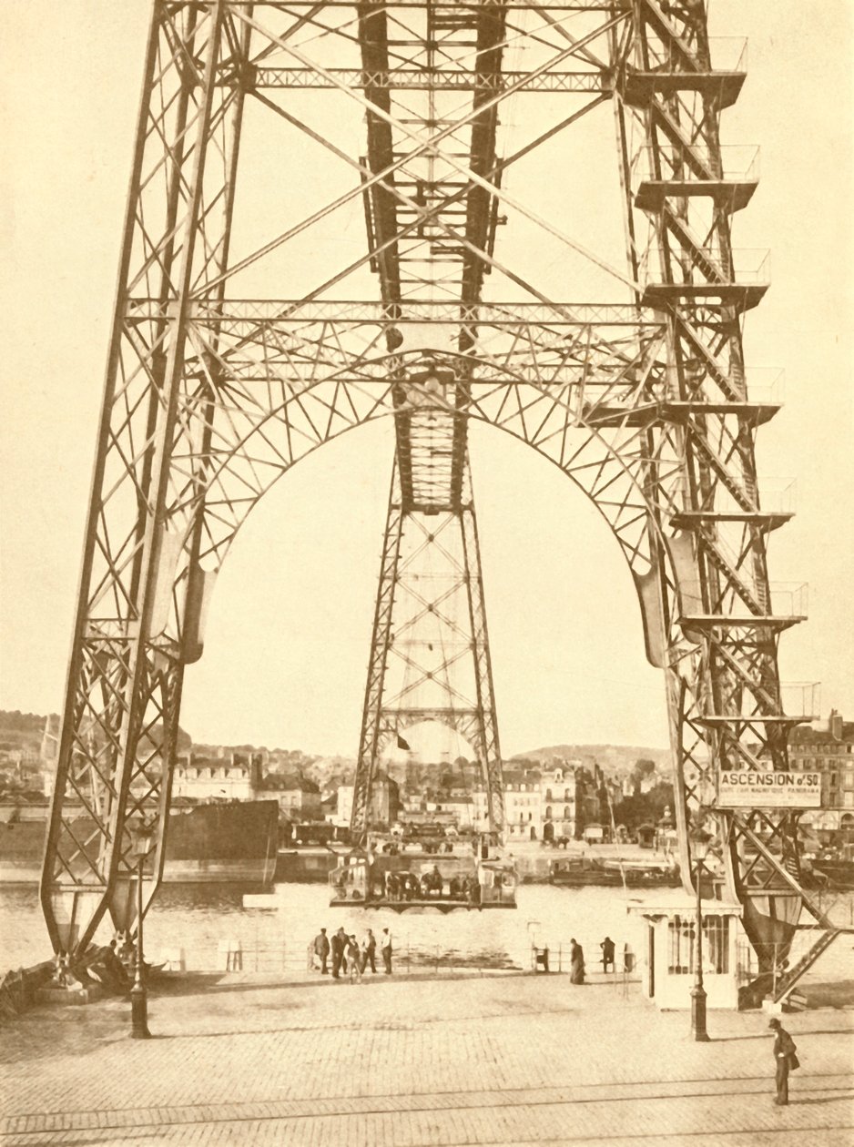 Egy szállítóhíd Rouenben, 1930. alkotó: Unbekannt