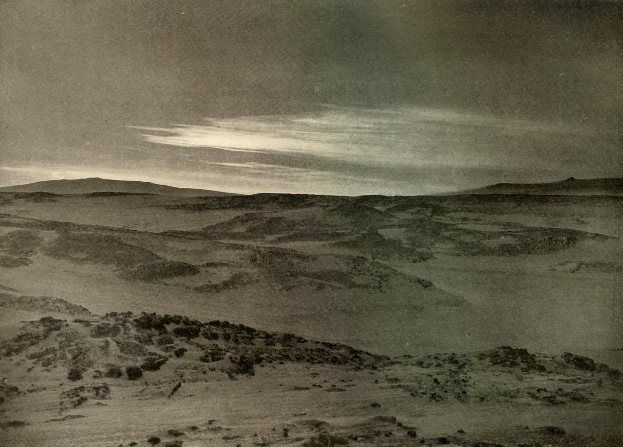 Kilátás északra, a haldokló nap felé, 1908 márciusában, 1909. alkotó: Unbekannt