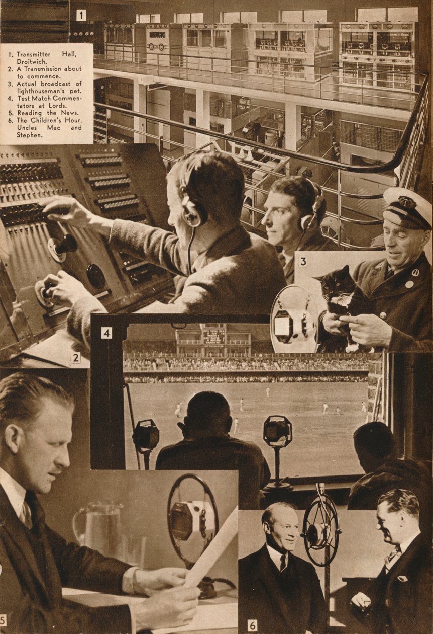 Látogatás a BBC-nél, 1937. 1-6 alkotó: Unbekannt