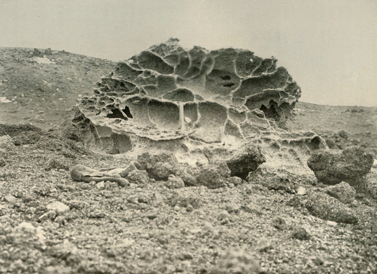 Egy viharvert kenyte-szikl a téli negyed közelében, 1908, 1909. alkotó: Unbekannt